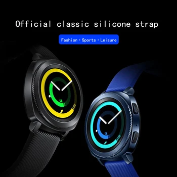 Autentic Solicone trupa ceas Pentru Samsung Gear Sport inteligent watchband Galaxy Watch 3 41mm 42mm curele benzi de sport