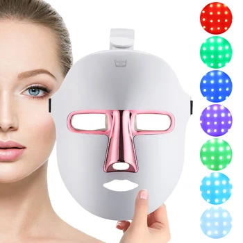 7Colors CONDUS Masca Faciala Terapia cu Fotoni de Întinerire a Pielii Anti Acnee Îndepărtarea Ridurilor de Îngrijire a Pielii Masca Strălucire Pielii USB de Încărcare