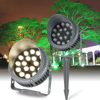 10buc LED Lămpile de Gazon 3W 5W 6W 9W 12W 15W 18W 24w 36w 48w IP67 rezistent la apă în aer liber, Grădină de Lumină la fața Locului Spike LED Gazon Lampa Prikspot