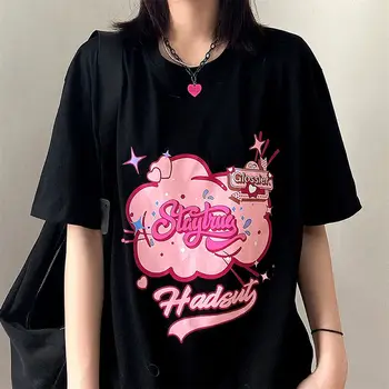 Hip Hop Streetwear Scrisoare de Imprimare Tricouri Femeie din Bumbac Material de Bază Graphid Tricouri de Vară 2021 Mari 2XL Moda Harajuku Topuri