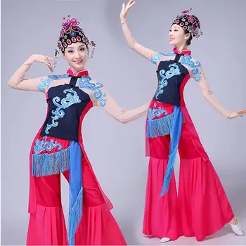 Costume de dans Femei Chineze Antice rochie fancy Disfraz de teatru etapa Națională purta teatru Chinezesc de dans costum