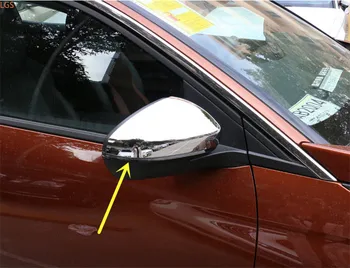 Pentru Peugeot 5008 2017-2019 de Înaltă calitate ABS Cromat oglinda Retrovizoare acoperire Anti-zero decor de protecție accesorii auto