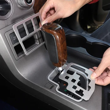 Pentru Toyota Tundra Pickup 2007-2013 Aliaj De Aluminiu Masina Gear Display Tapiterie Trageți Butonul Cheie Kit Capac Decorativ Accesorii
