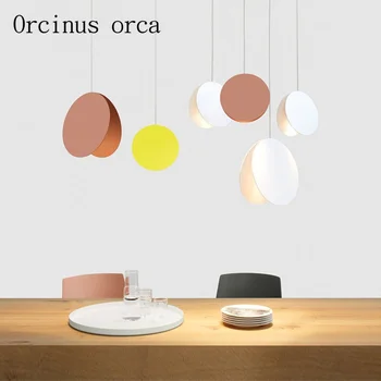 Nordic minimalist modern, singur candelabru restaurant, bar, dormitor magazin de cafea personalitate creatoare lampă de fier transport gratuit
