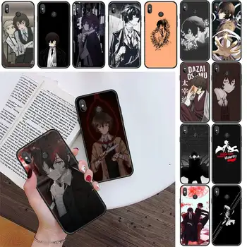 Japonia Anime Bungou Câini Vagabonzi Dazai Osamu Telefon Caz Pentru Redmi Nota 10 Pro Note7 Pro 8 Pro 8T Note9 9S Redmi 7 8 8A 9C K30 X3