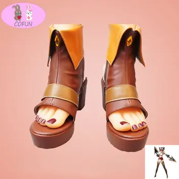 COFUN La Eremite Genshin Impact Cosplay pantofi cizme Joc Genshin 3.0 Sumeru Halloween Cosplay Femeie pantofi cu toc