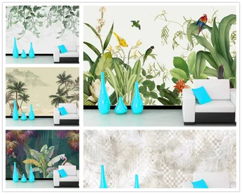 Papel de parede personalizate tropicale, plante Tropicale tapet mural,living tv de perete dormitor decor acasă