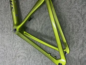 galben fluorescent bicicleta cadru din carbon ud lucios t1100 taiwan biciclete cadru bsa disc alex 142x12 &100x12mm de biciclete de carbon frameset
