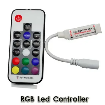 DC 12V 24V Led-uri RGB Controller Mini RF Wireless 3 Canal 6A Anod Comun pentru a Controla SMD 5050 led strip lumina