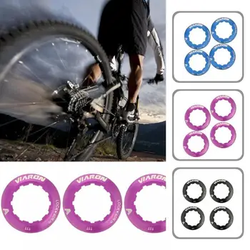 4buc Compact, Usor Detasabila Pinioane Lockring mai Multe Culori Volanta Lockring de Înaltă Rezistență pentru Mountain Bike