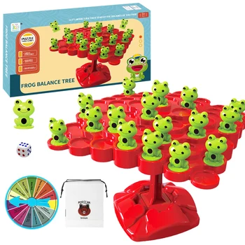 Montessori Math Jucarie Broasca Echilibru Copac Dublu Luptă Joc de Masă Puzzle Interacțiune Părinte-copil Educație pentru Copii de Învățare Cadouri