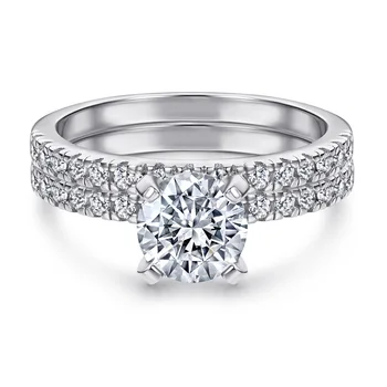 Nouă tendință de moda S925 argint încrustat 5A zircon doamnelor personalitate costum stivuite platinum creative inel cu diamant