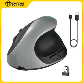 RYRA USB Mouse Wireless 2.4 GHz baterie Reîncărcabilă Verticale Mouse-ul Ergonomic Reglabil DPI 800 1200 1600 2400 Pentru Biroul de Acasă PC