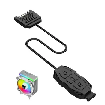 Mini Conector ARGB Mini 5V RGB Cablu de Extensie Pentru RGB 3-pin Negru cu LED-uri RGB Splitter Cablu Conector Pentru Benzi cu LED-uri de Bucatarie