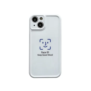 Creative Fata Amuzant ID Silicon de Caz pentru iPhone 12 13 Pro Max Înapoi Capacul Telefonului pentru 11 Pro X XS XR 8 7 Plus SE 2020 Capa