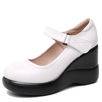 ZXRYXGS Premium piele de Vacă Pene Platforma Pantofi cu Toc 2022 Noua Moda Femei Pantofi cu Tocuri de Dimensiunea 32-43 Banchet de Nuntă, Pantofi