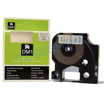 6pcs/lot DYMO 45011 Compatibil D1 eticheta banda 12mm Albastru pe cer dymo label mașină bandă labelmanager 45011