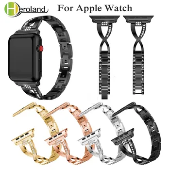 Banda din Oțel inoxidabil Pentru Apple Watch band In serie 1/2/3 /4 42mm 38mm 40mm 44mm curea 2018 new sosire accesorii cadou