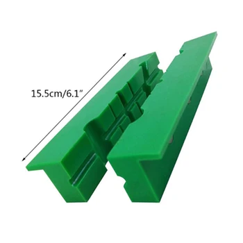1pair 6 inch Magnetic Moale Pad Maxilarului Cauciuc Pentru Metal Menghină de Banc Mașină Unealtă Bench Vice Menghină Maxilarului Tampoane Menghină Bandă de Protecție