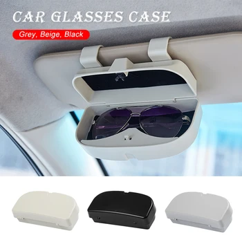Auto Universal Vizor Ochelari de Titular Cârlig-Pe Suport pentru ochelari de Soare pentru Parasolar Parasolar Organizator Pahare Cutie de Depozitare Accesorii