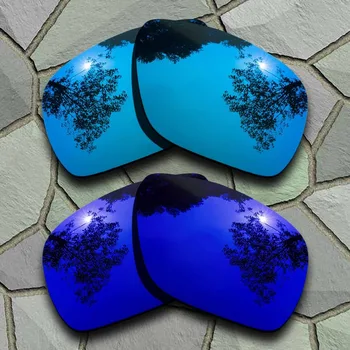 Cerul Albastru&Violet Albastru ochelari de Soare Polarizat Lentile de Înlocuire pentru Oakley Expediere 1