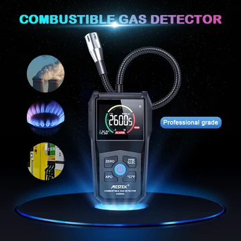 50000 PPM100% LEL de Gaze Naturale Detector Detector de Scurgeri de Gaze Combustibile, Inflamabile Tester Sunet Alarmă Lumina Analizor de Gaze