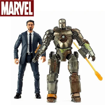 Originalele ML Legende Iron Man MK1 Tony Stark Acțiune Figura Set 6 Jucarii