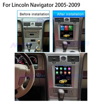 128G Android 11.0 Radio Auto Stereo Pentru Lincoln Navigator 2005 2006-2009 Player Multimedia, Navigare GPS cu Ecran Tactil Unitatea de Cap