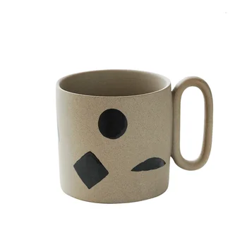 Linii geometrice Model Ceramica Cani cana de cafea Ceai Lapte birou Cupe Drinkware cel Mai bun Cadou de ziua de nastere pentru Prieteni