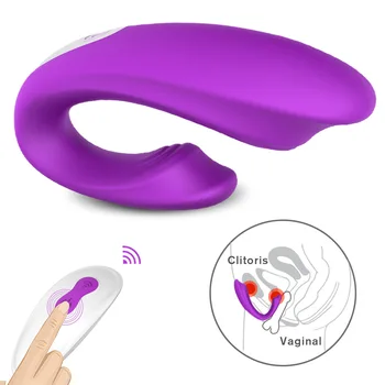 Control Wireless 9 Moduri de Dublu Vibrator pentru Clitoris Vagin Produse Erotice jucarii Sexuale pentru Femei Adulți de sex Feminin Vibrator Intim Magazin de produse