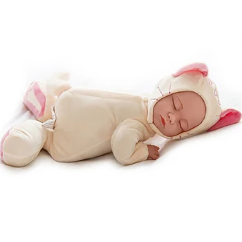 14 Inch Nou-Născut Renăscut Baby Doll Realist Din Silicon Baby Dolls