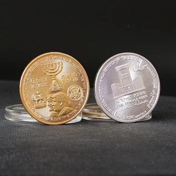 Statele UNITE ale americii Monedă Comemorativă cu față-verso Trei-dimensional de Relief Cap de Om persan Monedă Comemorativă Insigna Metalică Monedă de Aur