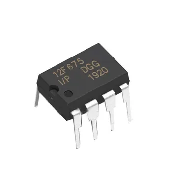 10 BUC PIC12F675-I/P DIP-8 PIC12F675 Bazate pe Flash 8-Bit CMOS Microcontrolere