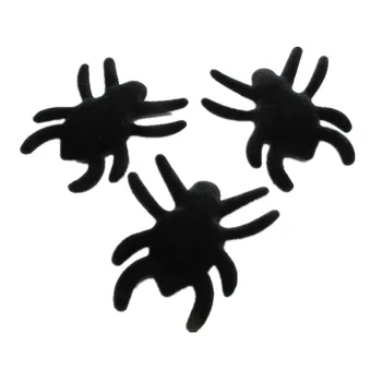 20buc/lot simțit spider Căptușit Aplici pentru decor de Halloween spider