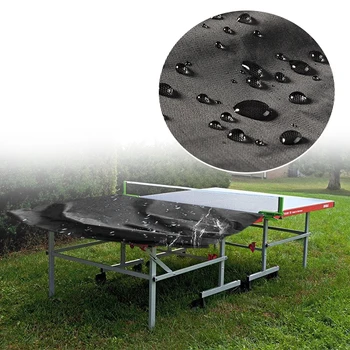 Durabil De Tenis De Masă De Ping-Pong Protector Impermeabil În Aer Liber, Grădină Copertă, Negru
