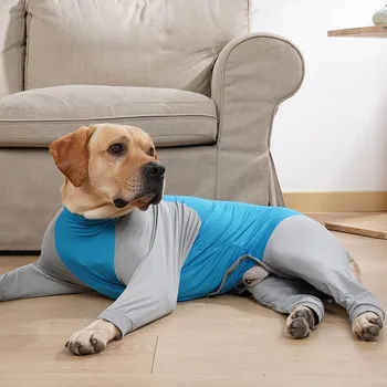 Câine de Recuperare Costum de Câine Salopeta Pijama de Înaltă Benzi Elastice Vesta Folie de Burta Halat Chirurgical de Trening pentru Fete de Îmbrăcăminte Costum de Câine
