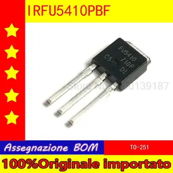 50pcs/lot IRFU5410PBF IRFU5410 FU5410 SĂ-251 Tranzistor cu Efect de Câmp 100V 13A