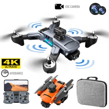Noua Dronă K7 5G WIFI 4K HD aparat de Fotografiat Profesional de Lumină LED 2.4 G Semnal 3 axe Anti-shake Gimbal ESC cu Flux Optic Quadcopter