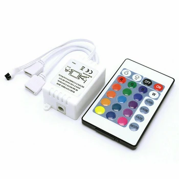 Lumina Led-uri Controler 24 Taste RGB Cutie de Control de la Distanță IR Controller Pentru 3528 5050 12V LED Strip Lumini DC12V