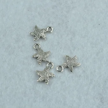 30pcs Vintage argint tibetan farmecele metalice pandantive de stea se potrivesc diy colier brățară cu farmecele pentru a face Bijuterii D791