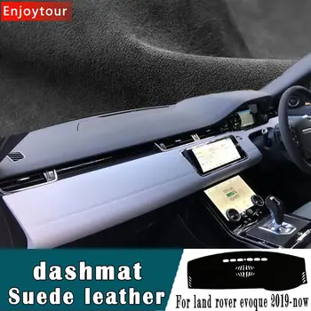 Auto-styling piele de Căprioară Piele Dashmat tablou de Bord Dash Pad Acoperire Covor accesorii auto Pentru land rover evoque G2 L551 2019 2020 RHD