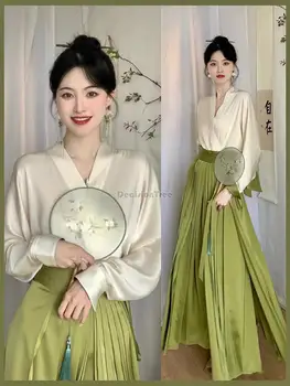 2023 îmbunătățit antic chinez al dinastiei song, haine tradiționale hanfu cosplay zână spectacol de dans rochie hanfu îmbrăcăminte a759