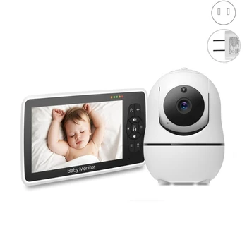 Video Baby Monitor cu Camera video si 2-Way Vorbesc Detector de Temperatură 5