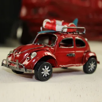 Decor Metalic Volkswagen Beetle Panza Model De Masina Vintage Fier De Mașini Clasice Meserii Cadou De Crăciun