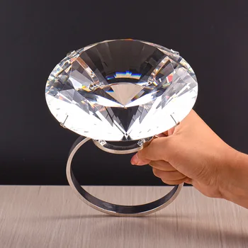 Cristal Diamant Mare Cadou de Nunta Inel Propunere de Valentine ' s Mărturisire Trimite Prietena Cadou de Ziua de nastere Decoratiuni Acasă Decore