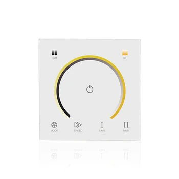 86 panoul de semicerc atinge temperatura de culoare controler touch panel LED-uri de culoare de potrivire de culoare dual controler de temperatura