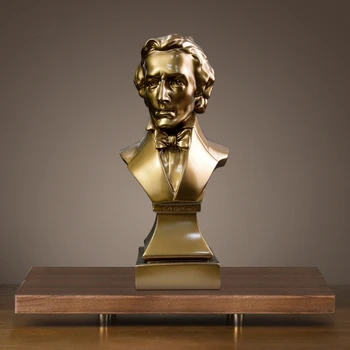 Creative Caracter Abstract Statuie Muzician Chopin Camera De Zi De Decorare Muzica De Master Cifra Statuie Muzician Cadou