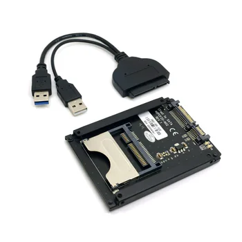 Zihan SATA 22Pin la USB 3.0 pentru CFast Card Adaptor 2.5 Inch Hard Disk Cazul SSD HDD CFast Card Reader pentru PC & Laptop