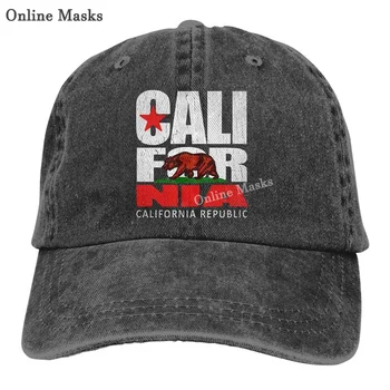 California Cap De Urs California Pavilion Șapcă De Baseball Hat Reglabil Denim Clasic Pălărie Hip Hop Pălărie Cool Mesh Om Tata Pac Adult Copii