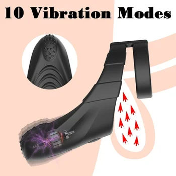 10 Moduri de Vibratoare pentru Barbati, Penis Inel Automată Masturbari Mașină Penis Antrenor Întârziere Inel Gay Jucarii Sexuale pentru bărbați și Cupluri